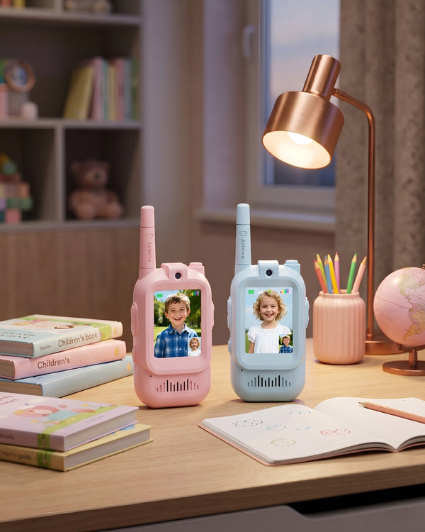 Kids Video Walkie Talkie Toy with Voice Communication, Screen Display, Long Range Signal, Easy Controls & Fun Interactive Play for Children2499