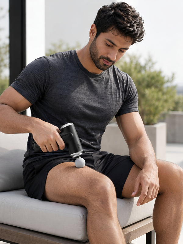 MAXTOP MP-999 Massage Gun - 9 Interchangeable Heads, Deep Tissue Fascia Gun for Full Body Muscle Recovery