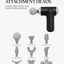 MAXTOP MP-999 Massage Gun - 9 Interchangeable Heads, Deep Tissue Fascia Gun for Full Body Muscle Recovery