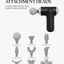 MAXTOP MP-999 Massage Gun with 9 Heads for Deep Tissue Muscle Recovery