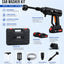 MZ Cordless Portable Pressure Washer Kit for Car, Bike & Home Cleaning – Dual Battery, Foam Sprayer & Adjustable Nozzle