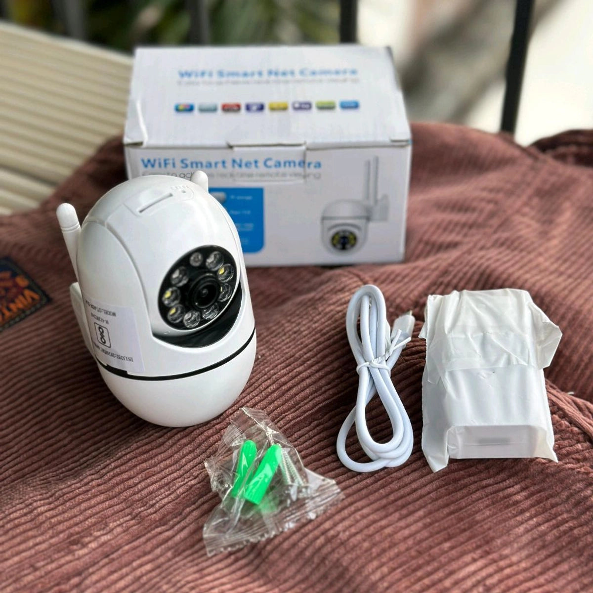 WiFi Smart Net Camera – 360° Pan & Tilt, Night Vision, Two-Way Audio, Mobile App Control