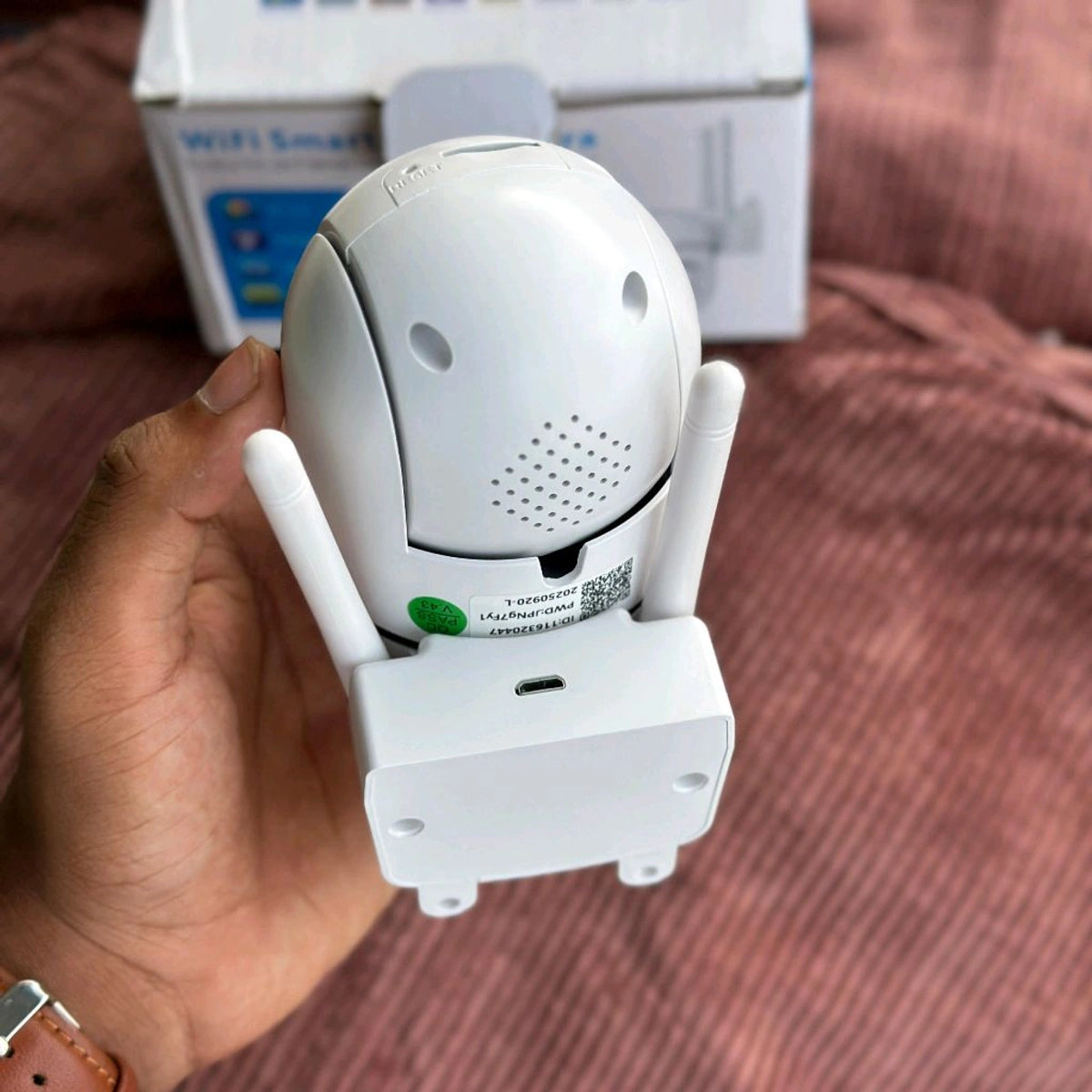 WiFi Smart Net Camera – 360° Pan & Tilt, Night Vision, Two-Way Audio, Mobile App Control