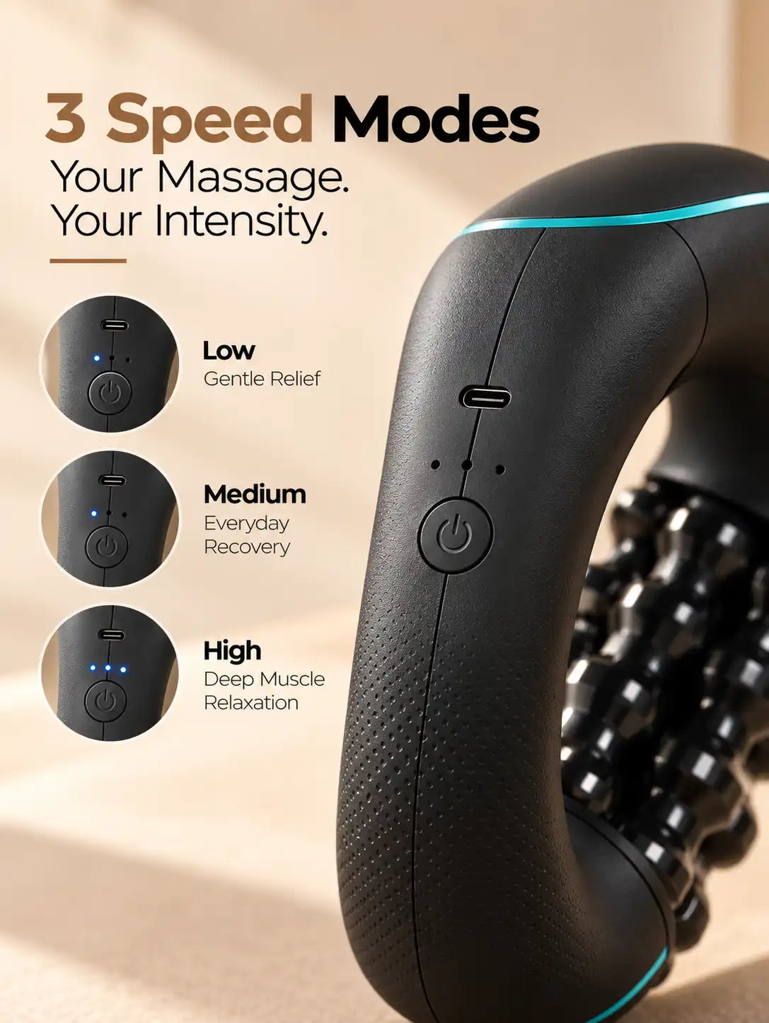 MZ FG27 Powered Rolling Massager