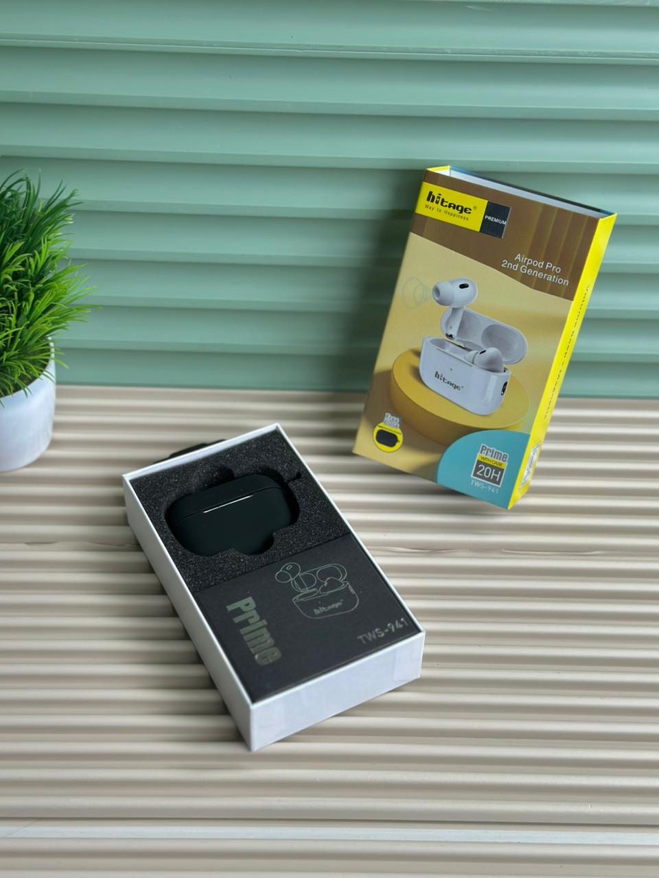 Hitage TWS-941 TWS Pro 2nd Gen | 20H Playtime | Touch Control | Free Silicone Case | Bluetooth Earbuds