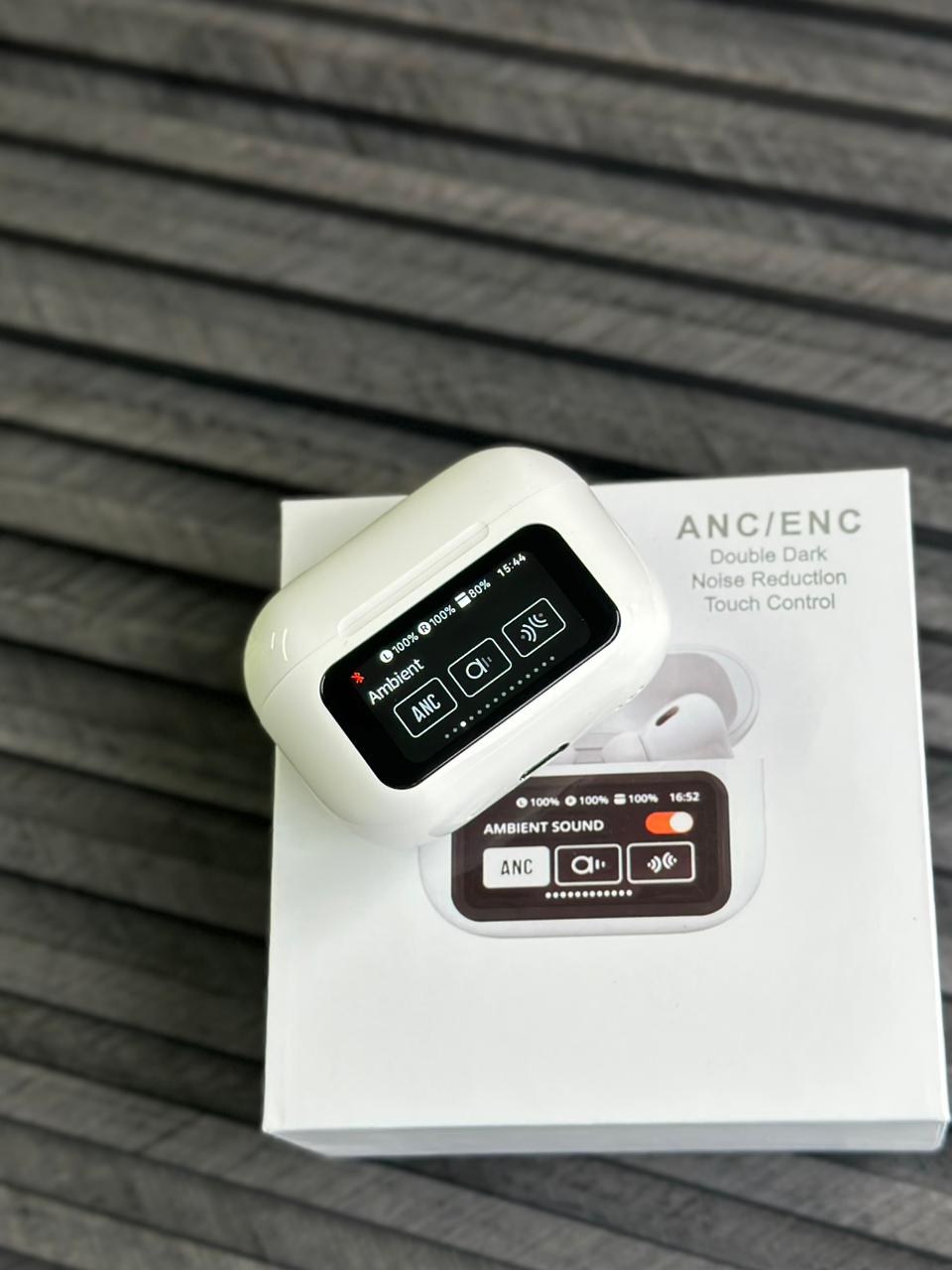 Smart Display TWS Earbuds | With Active ANC + ENC