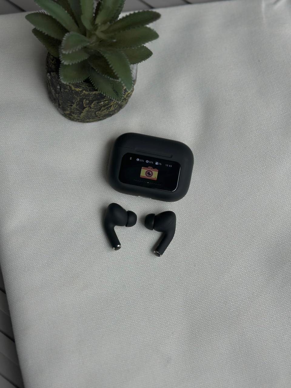 Smart Display TWS Earbuds | With Active ANC + ENC | Wireless Charging Supported