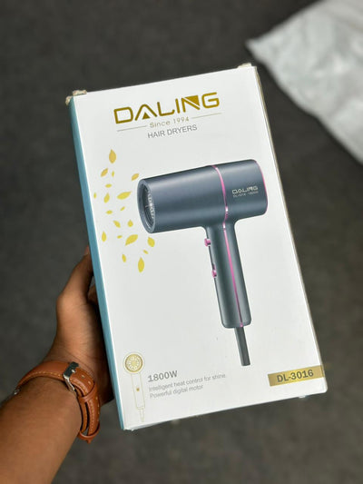 DALING Professional Hair Dryer 1800W | Fast Drying, Low Noise, Heat Control Hair Dryer for Women & Men | Salon Style Blow Dryer
