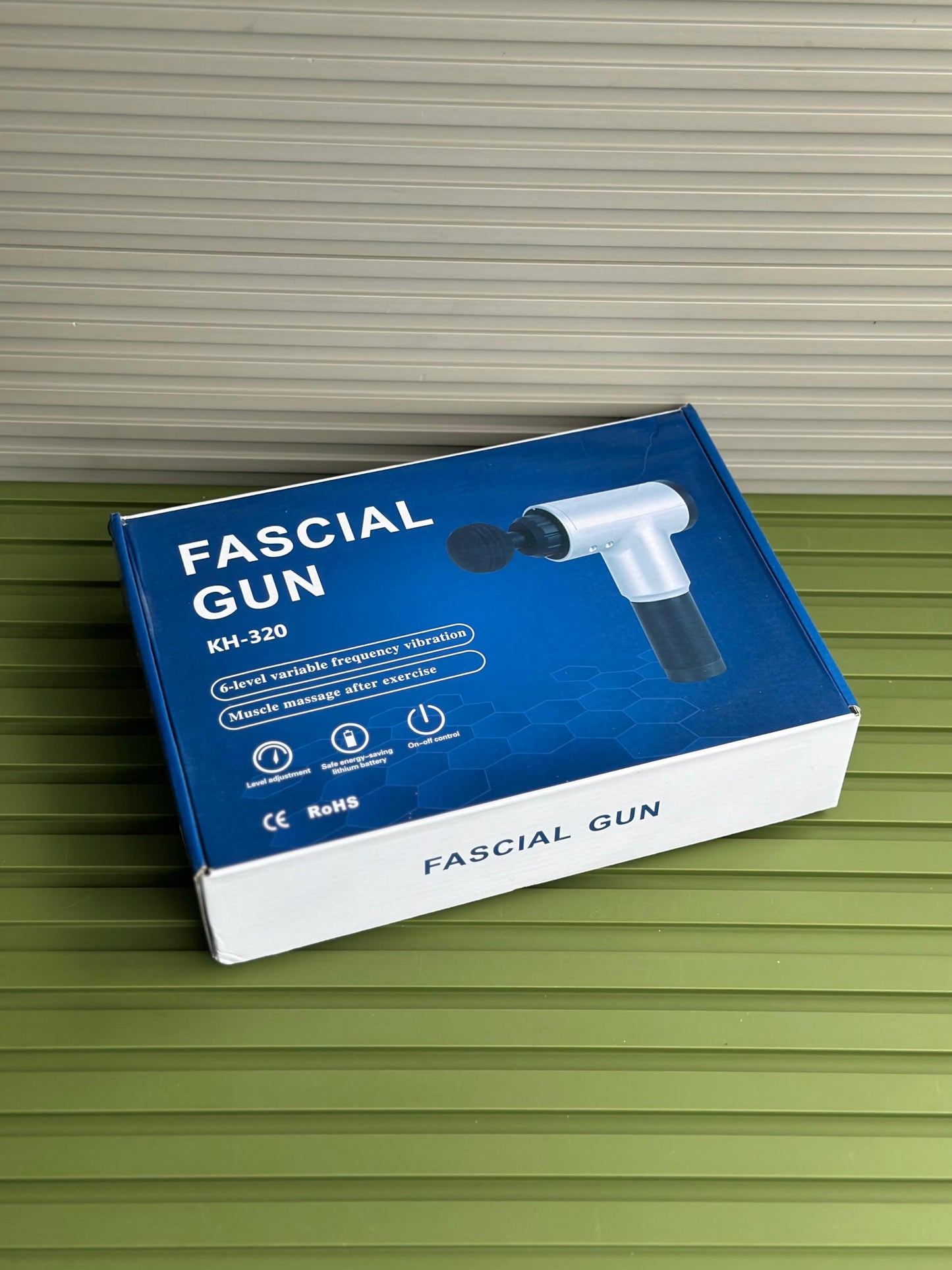 Massage Gun Physio Gun Portable 6 Speed Muscle Sports Deep Tissue Vibration Percution Therapy with 4 Head With 2000 Mah Battery