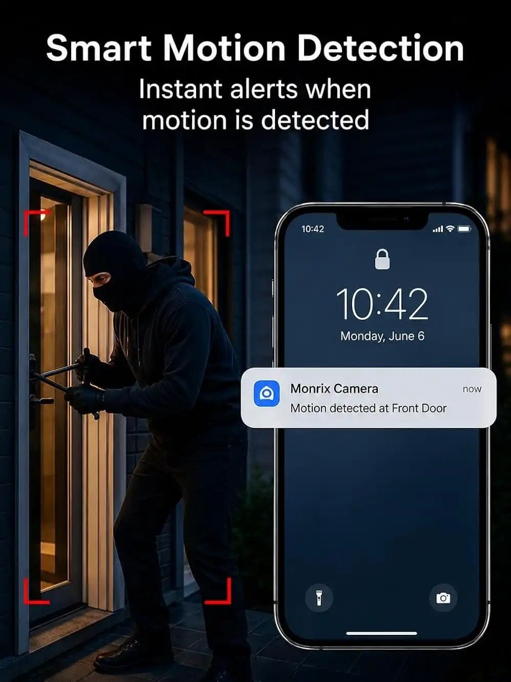 V380 WiFi Bulb Camera with 360° View and Night Vision for Home Security