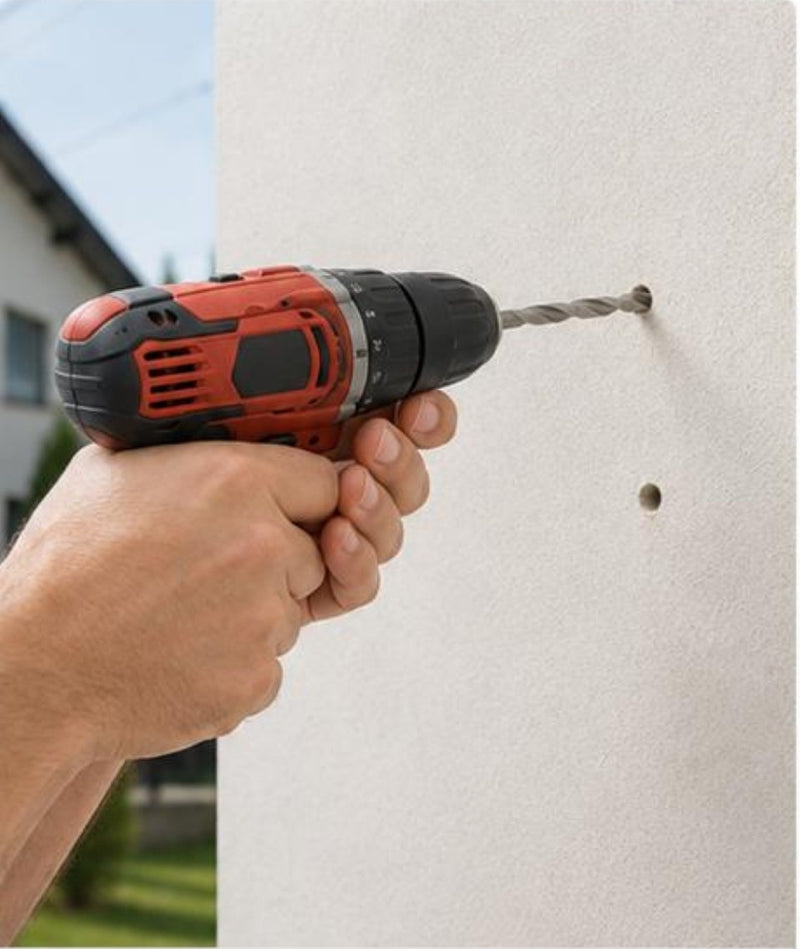 Drill the holes